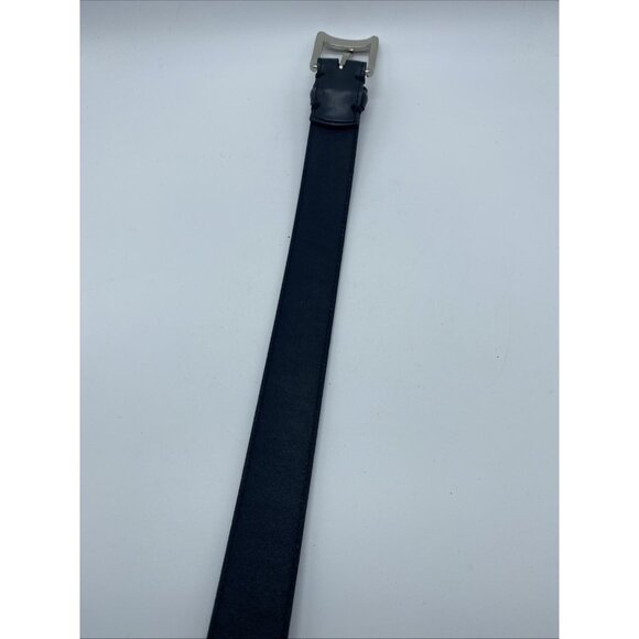 Men's Black Genuine Leather Belt Size 32 | 1 1/8" Wide | Style 8221 | Classic Fi - Picture 7 of 14